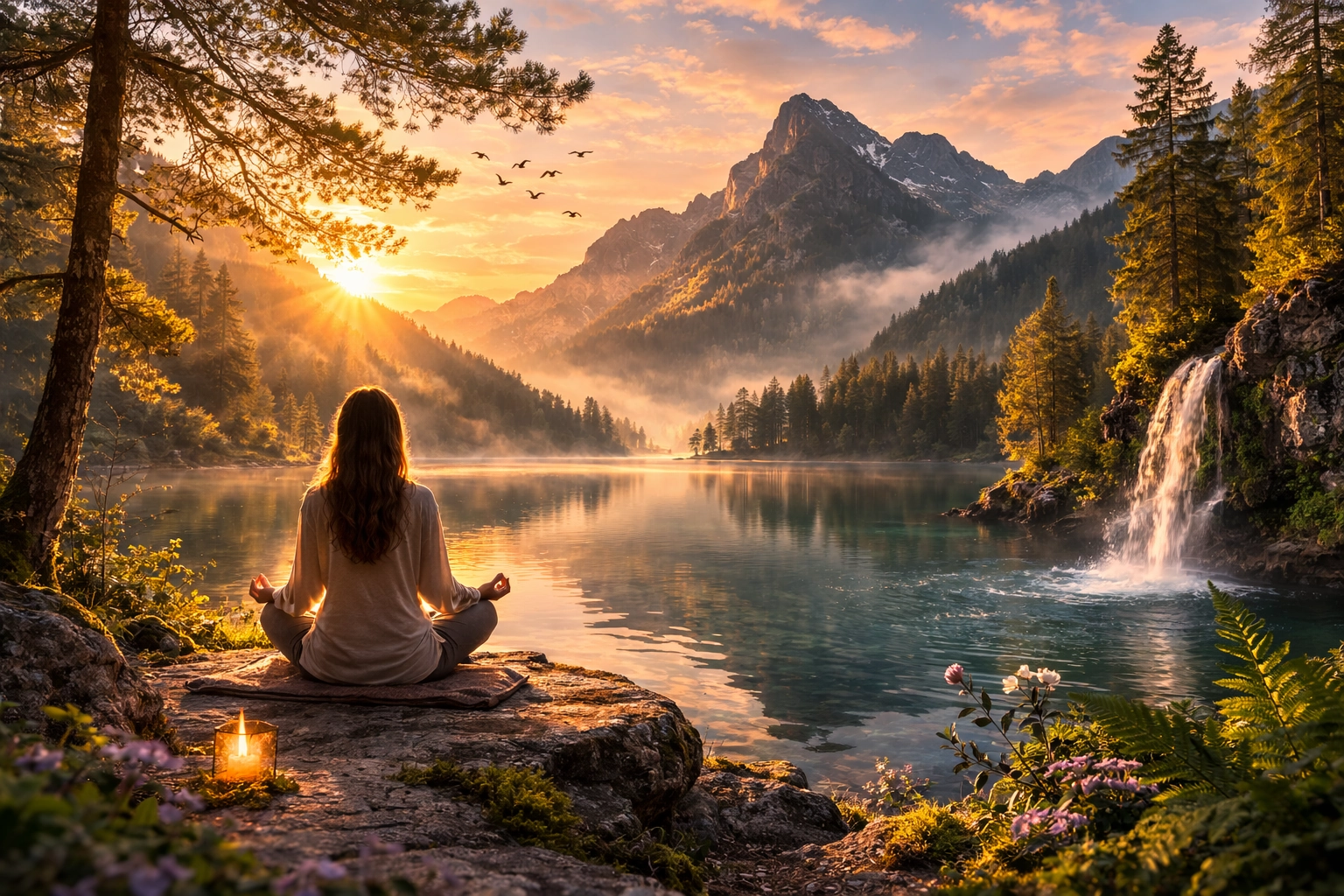 Paysage naturel calme favorisant la détente